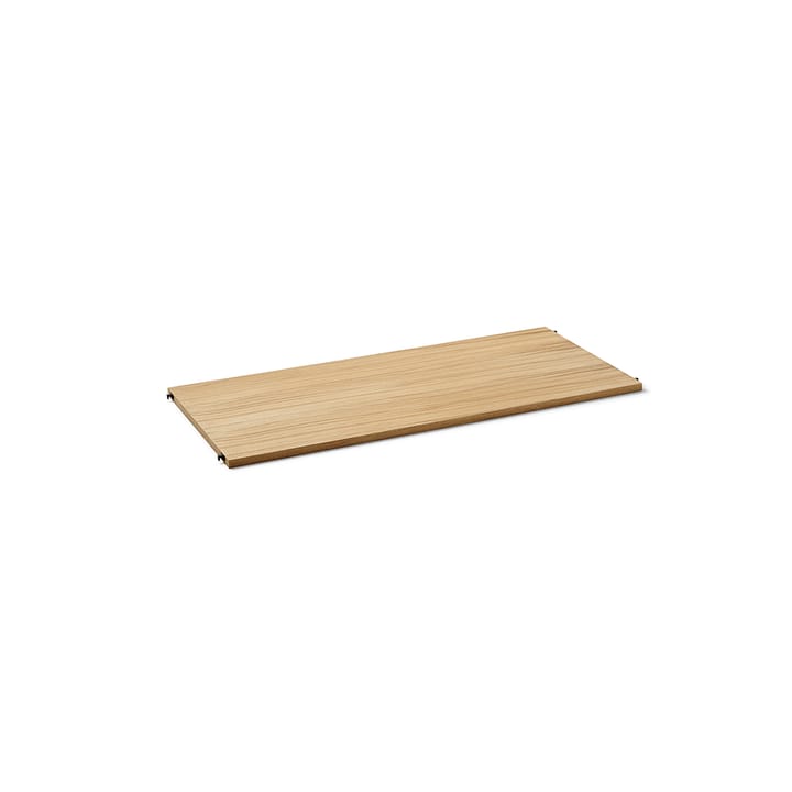 Punctual Perforated hylle 90 cm - oak oiled, anthracite - Ferm Living