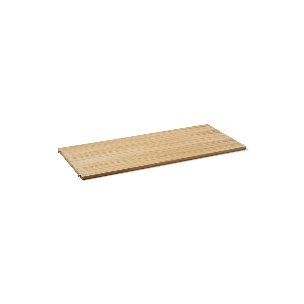Ferm Living Punctual Perforated hylle 90 cm oak oiled, light grey