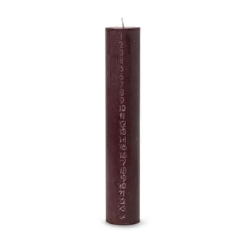 Pure kalenderlys - burgundy - Ferm Living