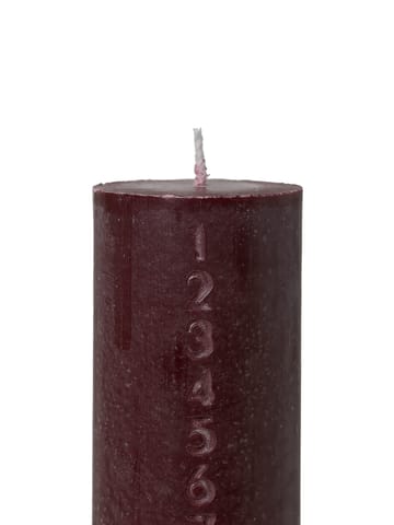 Pure kalenderlys - burgundy - Ferm Living
