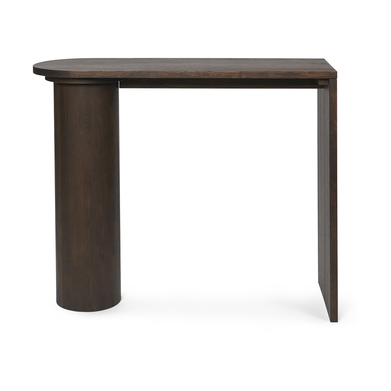 Pylo Console Table sidebord 85 x 36 x 100 cm, Dark Stained Oak Ferm Living