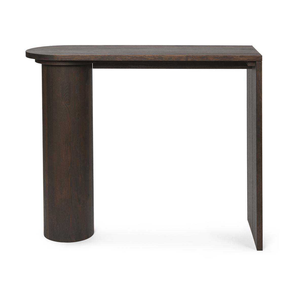 Ferm Living Pylo Console Table sidebord 85 x 36 x 100 cm Dark Stained Oak