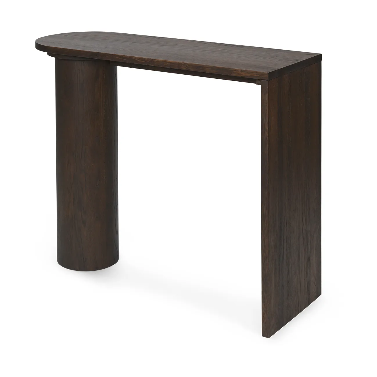 Pylo Console Table sidebord 85 x 36 x 100 cm, Dark Stained Oak Ferm Living