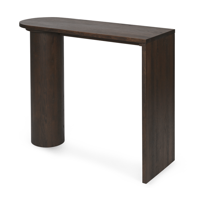 Pylo Console Table sidebord 85 x 36 x 100 cm, Dark Stained Oak Ferm Living