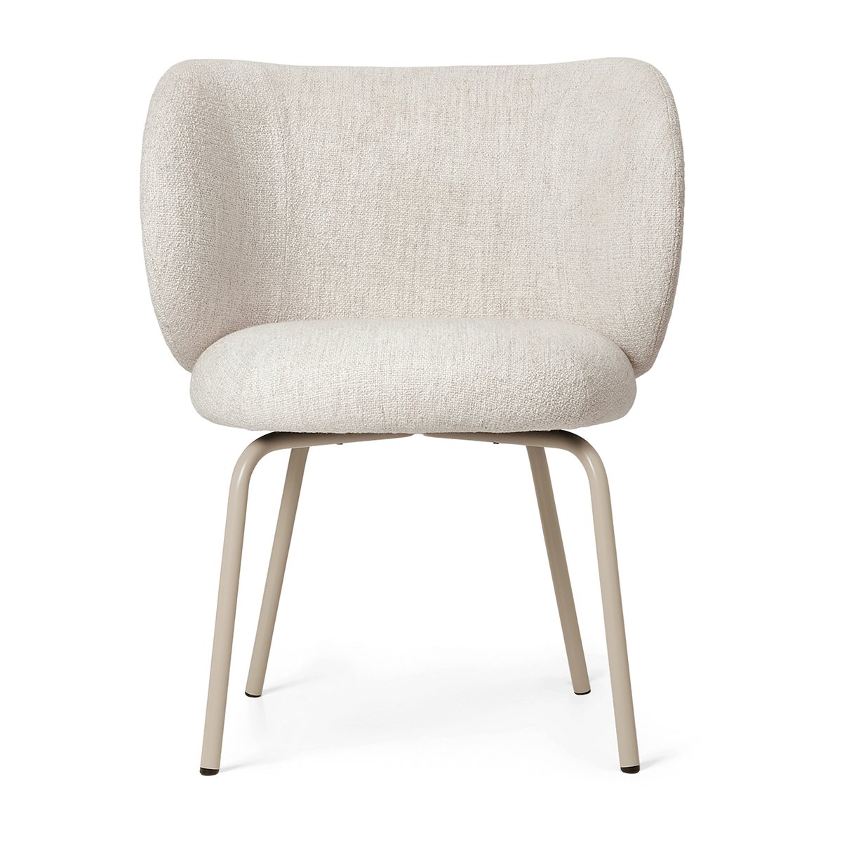 Ferm Living Rico dining chair bouclé Offwhite-cashmere
