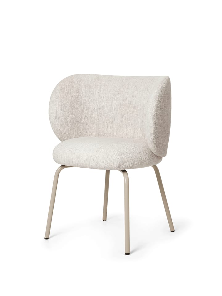 Rico dining chair bouclé - Offwhite-cashmere - ferm LIVING