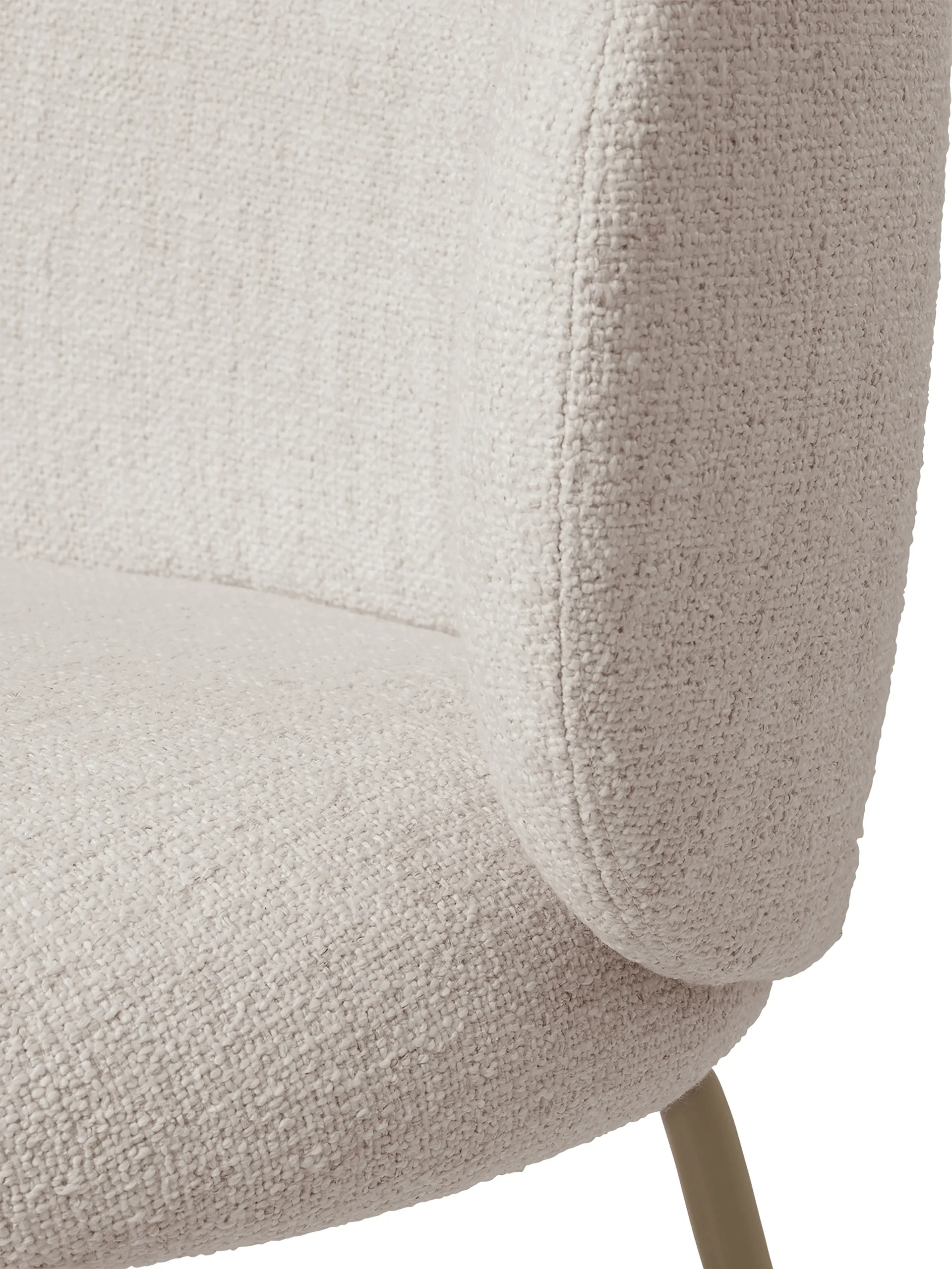 Rico dining chair bouclé, Offwhite-cashmere Ferm Living