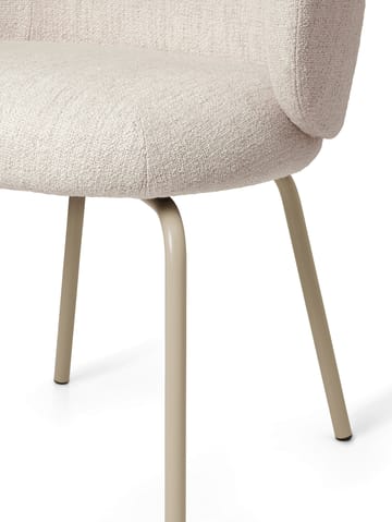 Rico dining chair bouclé - Offwhite-cashmere - Ferm Living
