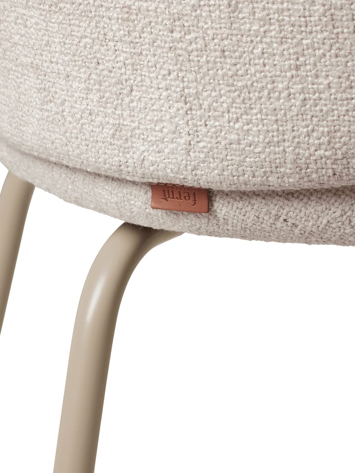 Rico dining chair bouclé - Offwhite-cashmere - ferm LIVING