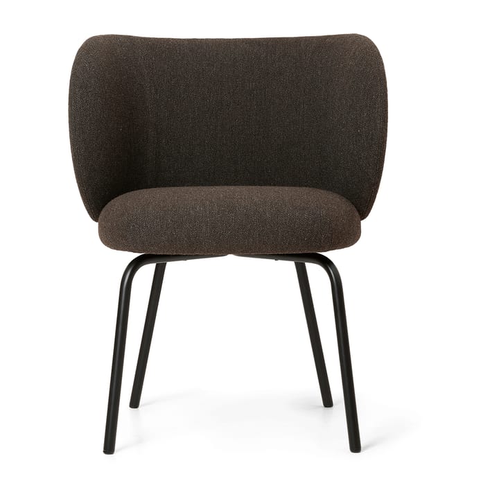 Rico dining chair hallingdal - Dark grey brown-black - Ferm LIVING