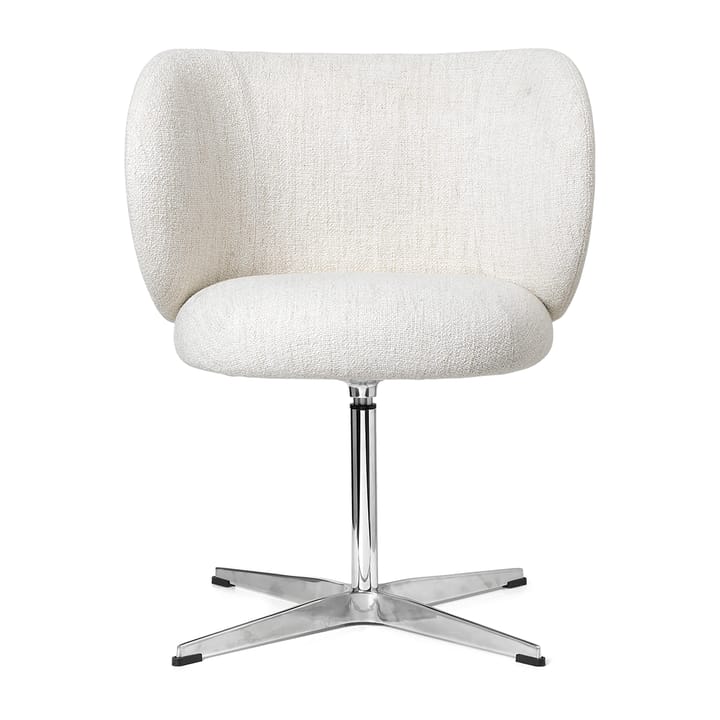 Rico dining chair swivel bouclé - Offwhite - ferm LIVING