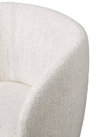 Rico dining chair swivel bouclé - Offwhite - ferm LIVING