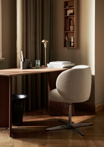 Rico dining chair swivel bouclé - Offwhite - Ferm Living