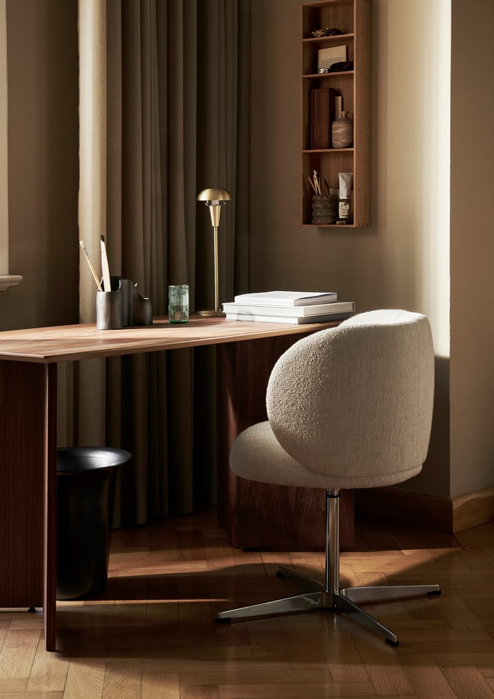 Rico dining chair swivel bouclé, Offwhite Ferm Living