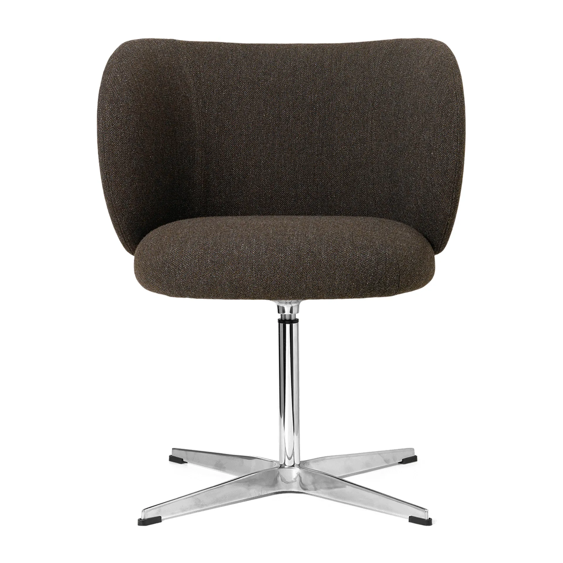 Rico dining chair swivel hallingdal, Dark grey brown Ferm Living