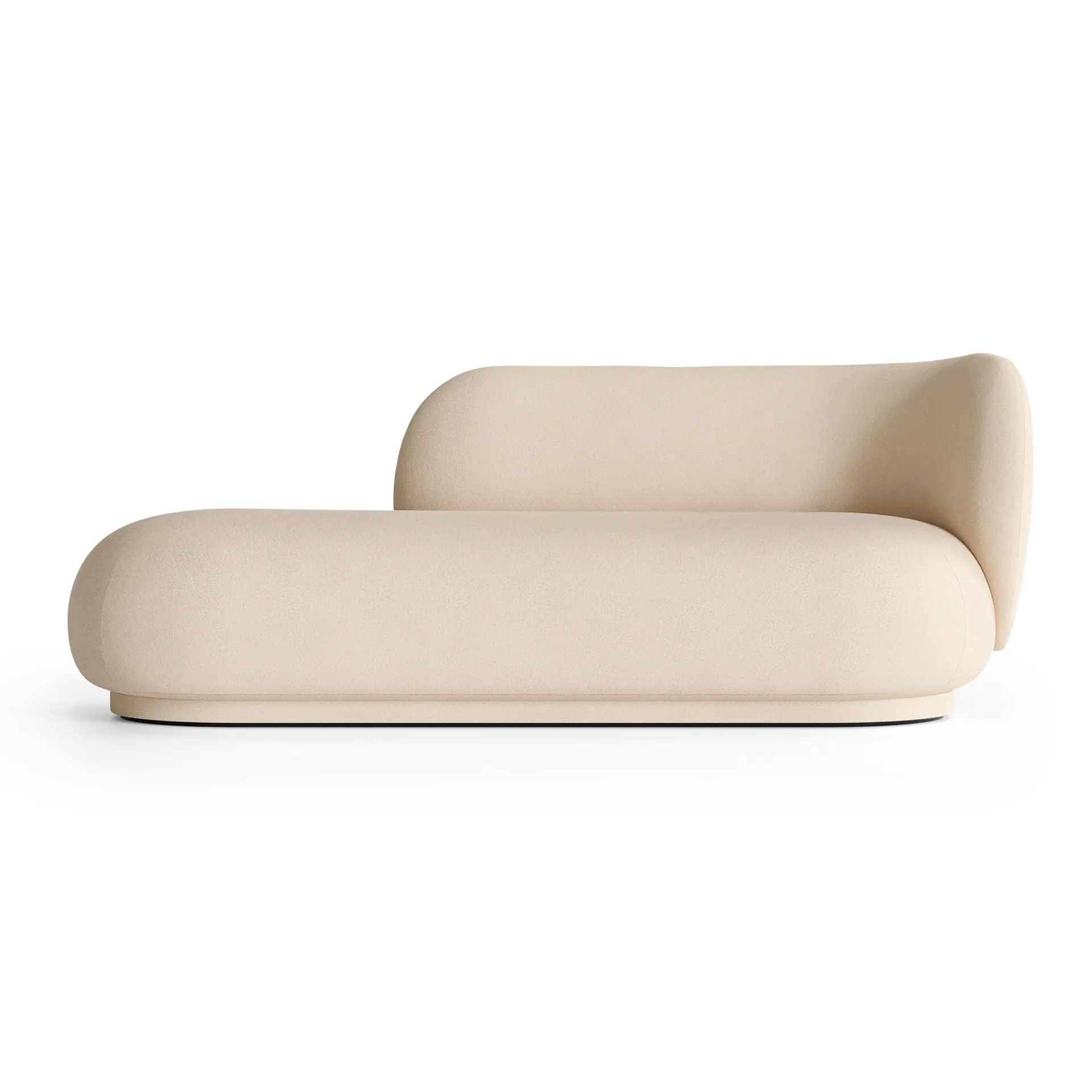 Rico divan høyre, Brushed offwhite Ferm Living