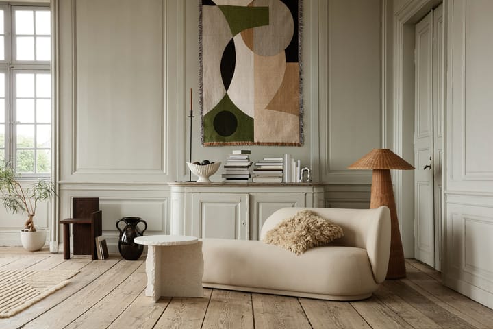 Rico divan høyre, Brushed offwhite Ferm Living