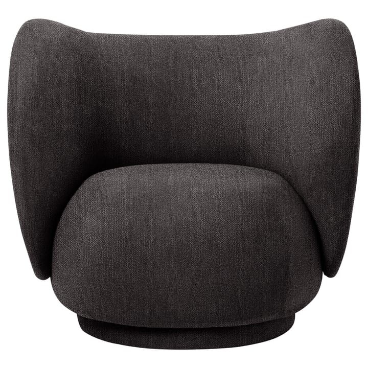 Rico lounge chair boucle - Warm dark - ferm LIVING