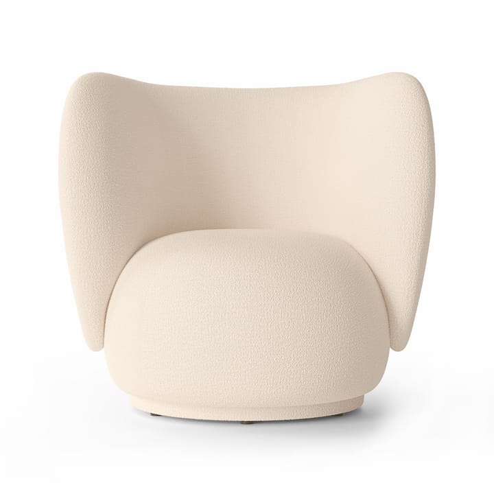 Rico lounge chair boucle - Wool bouclé off-white - Ferm LIVING