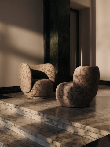 Rico lounge chair lenestol - Cilla-Taupe - Ferm Living