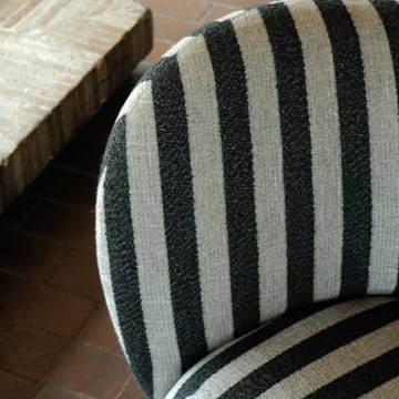 Rico lounge chair lenestol - Louisiana sand black - ferm LIVING