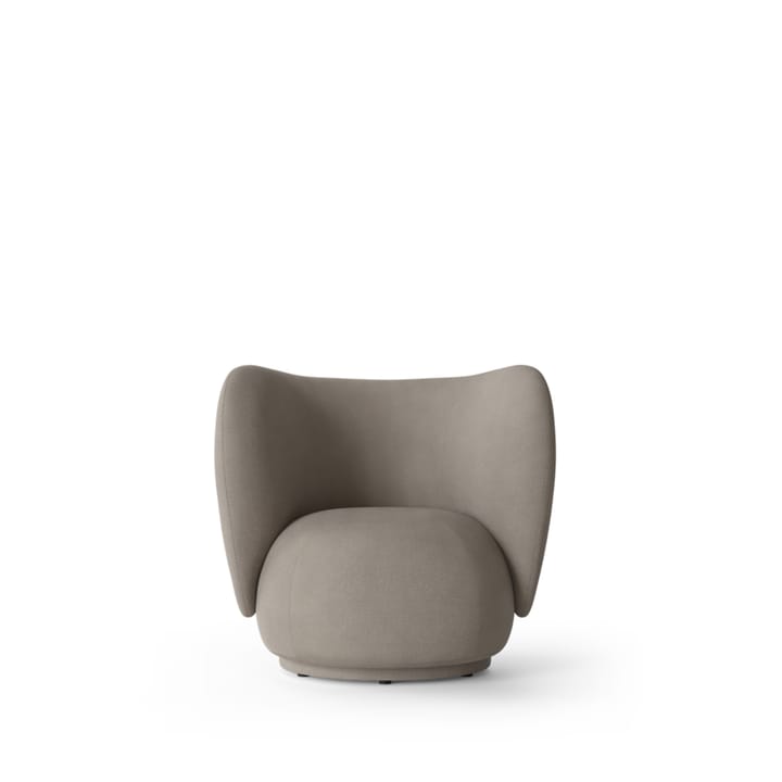 Rico lounge chair lenestol - Warm grey, brushed - ferm LIVING