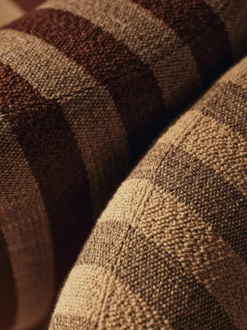 Rico lounge chair piccolo lenestol - Louisiana, Sand-chocolate - Ferm Living