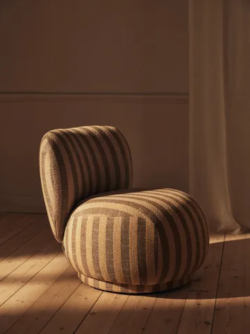 Rico lounge chair piccolo lenestol - Louisiana, Sand-off-white - Ferm Living