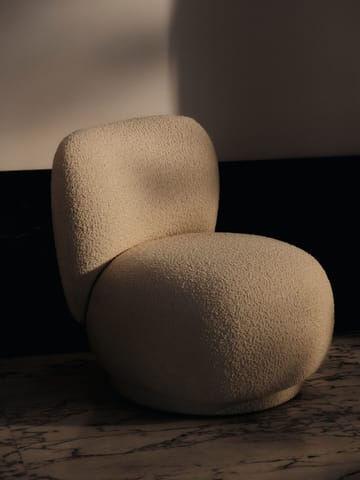 Rico lounge chair piccolo lenestol - Nordic Bouclé-Off-white - Ferm Living