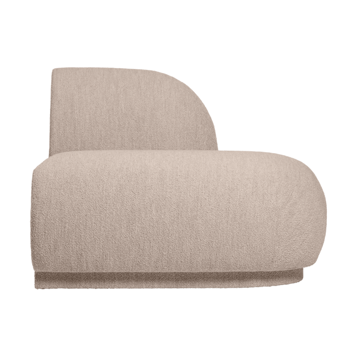 Rico open sofa modul R - Soft bouclé-natural - Ferm Living