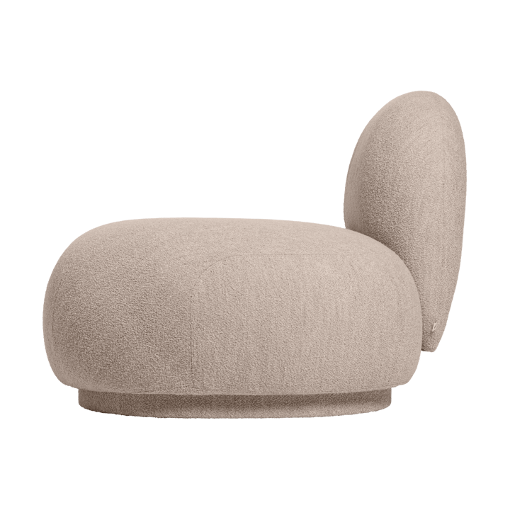 Rico open sofa modul R, Soft bouclé-natural Ferm Living
