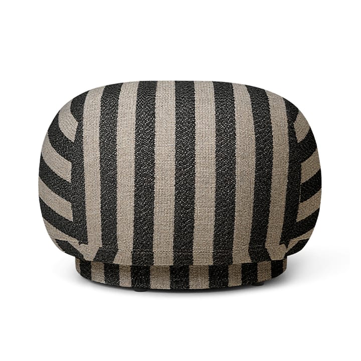 Rico pouf puff - Louisiana sand black - ferm LIVING