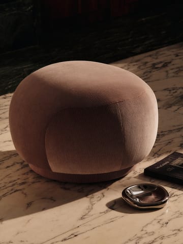 Rico Pouf sittepuff - Devoré Velvet-blush - Ferm Living