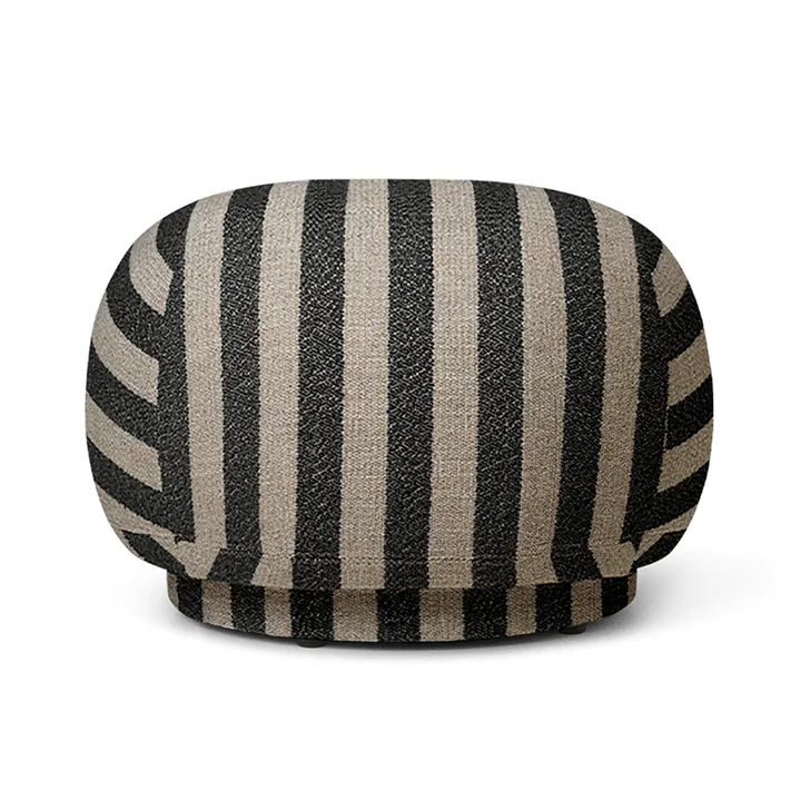 Rico Pouf sittepuff - Louisiana sand black - Ferm Living