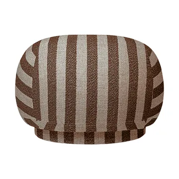 Rico Pouf sittepuff - Louisiana, Sand-chocolate - Ferm Living