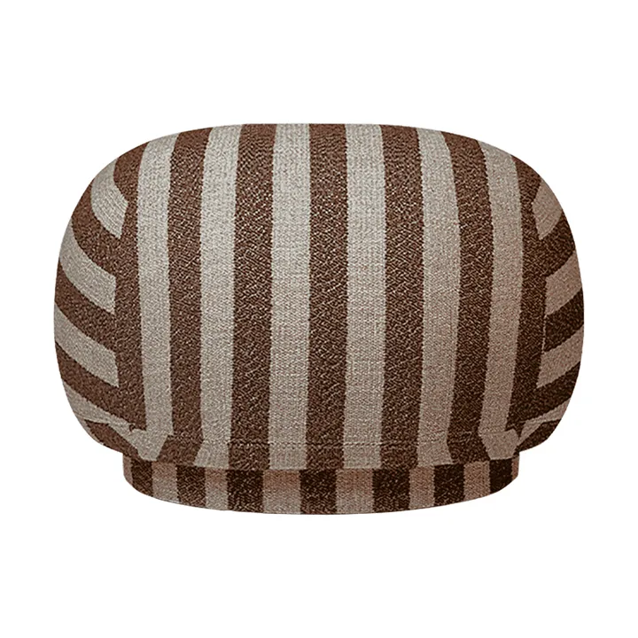 Rico Pouf sittepuff - Louisiana, Sand-chocolate - Ferm Living
