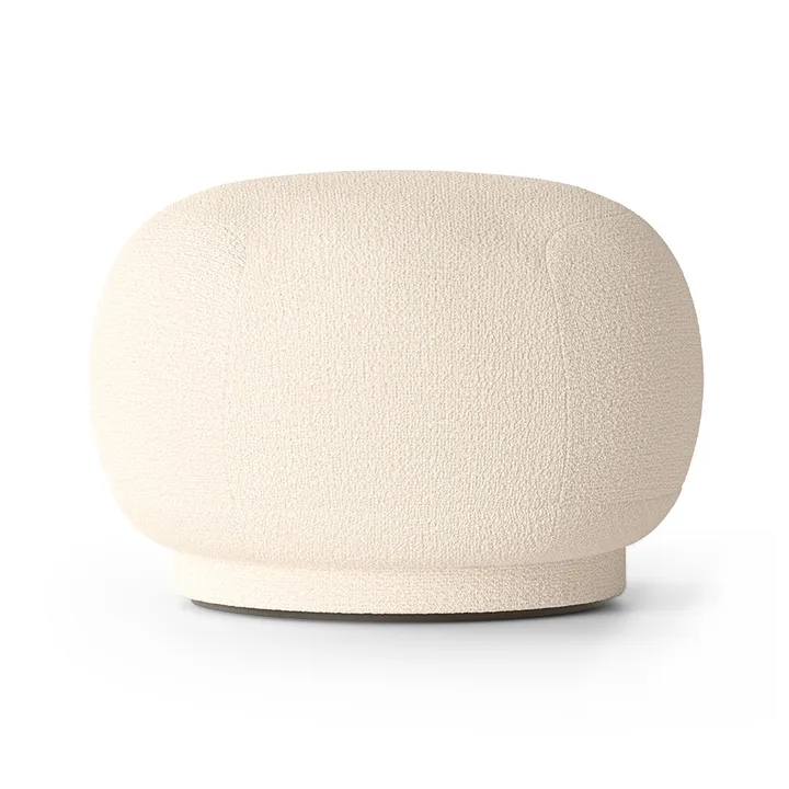 Rico Pouf sittepuff - Wool bouclé offwhite - Ferm Living