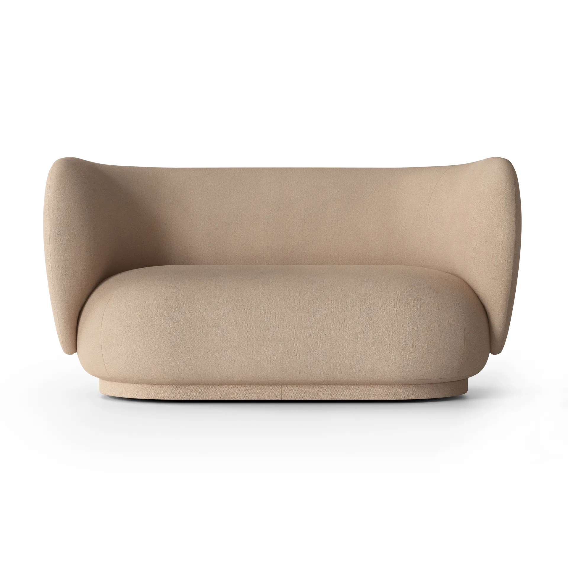 Rico sofa 2-seter, Brushed sand Ferm Living