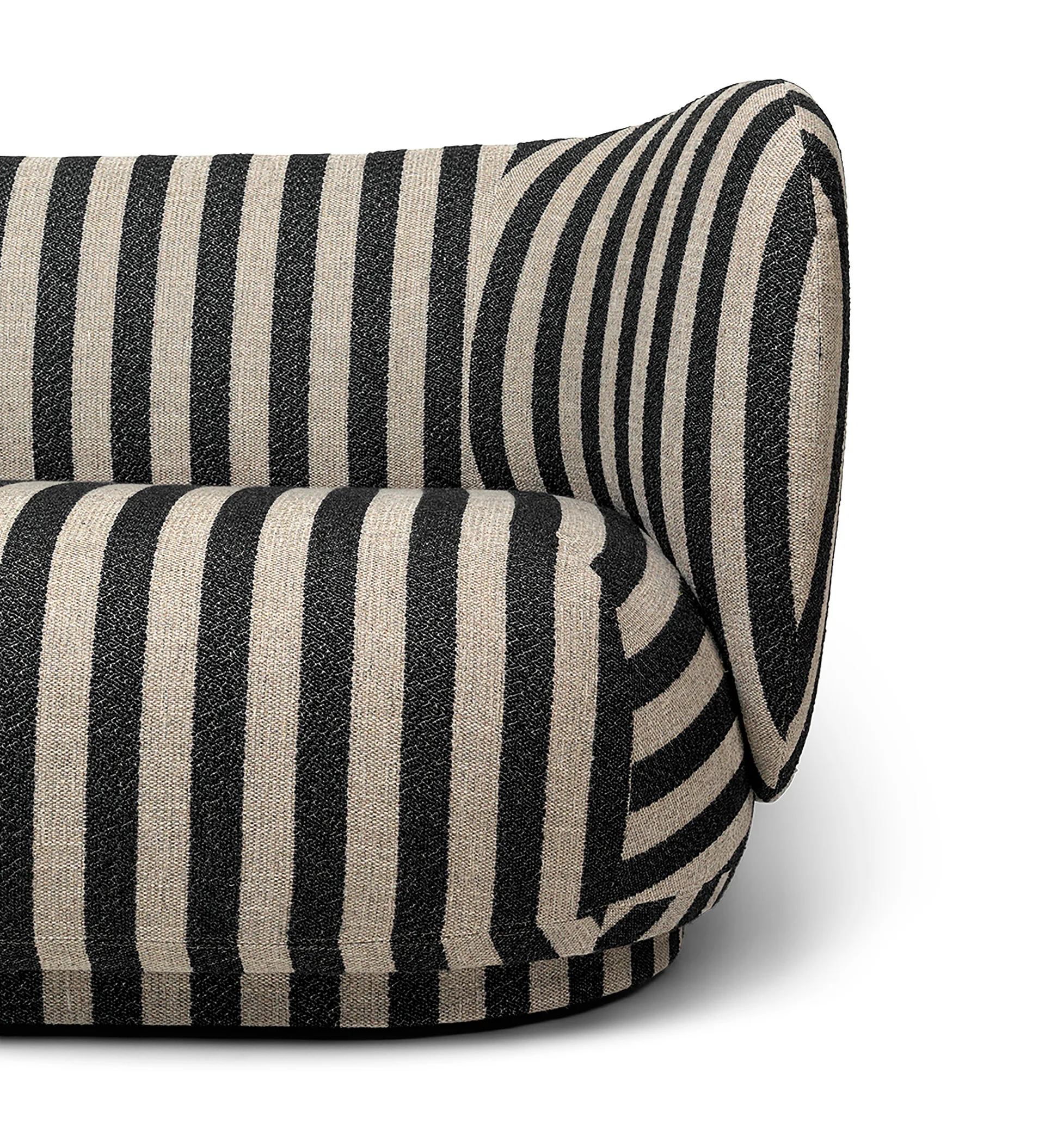 Rico sofa 2-seter, Louisiana sand black Ferm Living