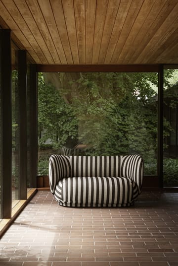Rico sofa 2-seter - Louisiana sand black - Ferm Living
