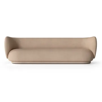 Rico sofa 4-seter - Brushed sand - Ferm Living