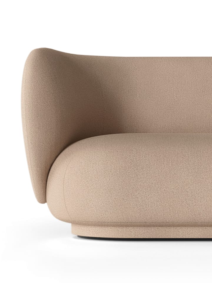 Rico sofa 4-seter - Brushed sand - ferm LIVING