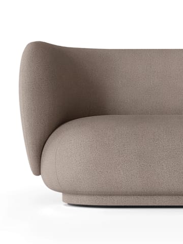 Rico sofa 4-seter - Brushed warm grey - ferm LIVING