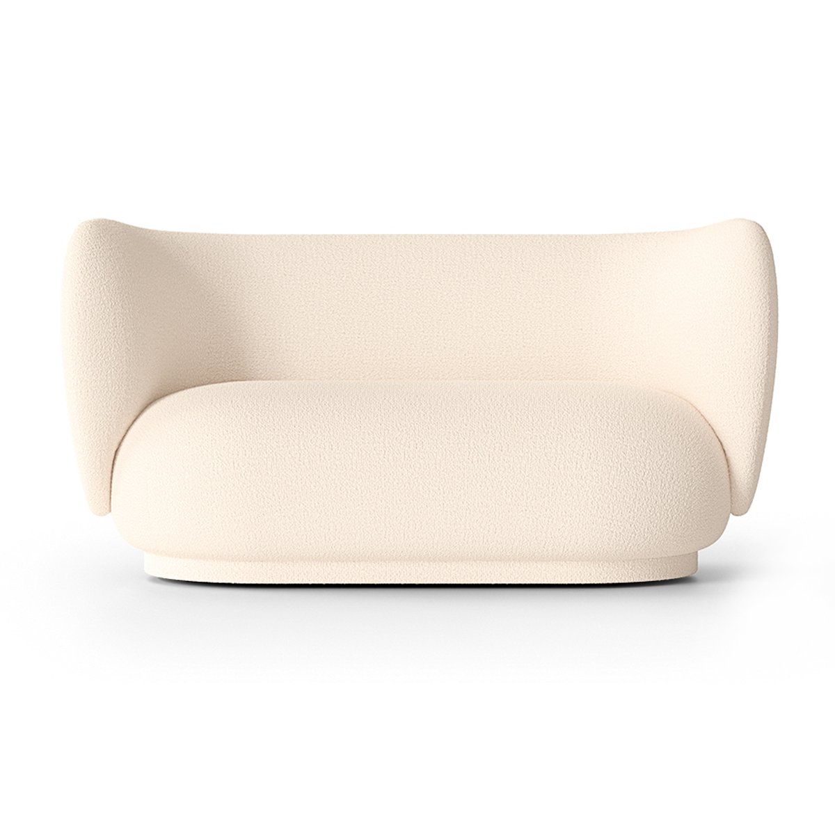 Ferm Living Rico sofa bouclé 2-seter Bouclé offwhite