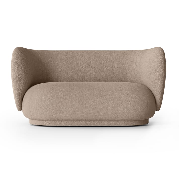 Rico sofa bouclé 2-seter - Bouclé sand - ferm LIVING