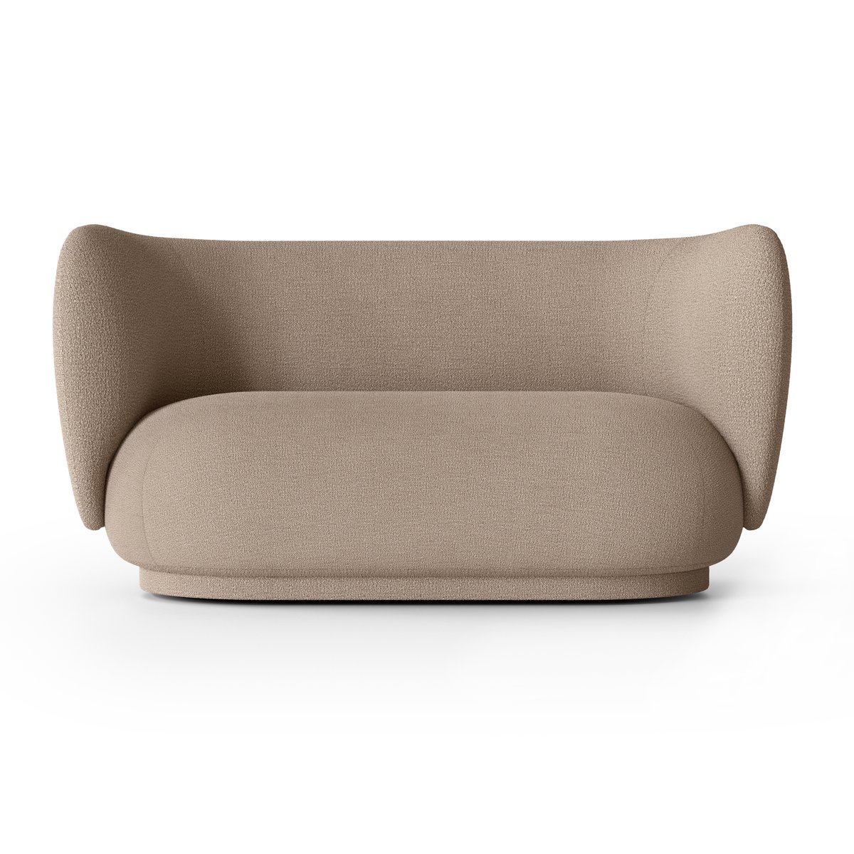 Ferm Living Rico sofa bouclé 2-seter Bouclé sand