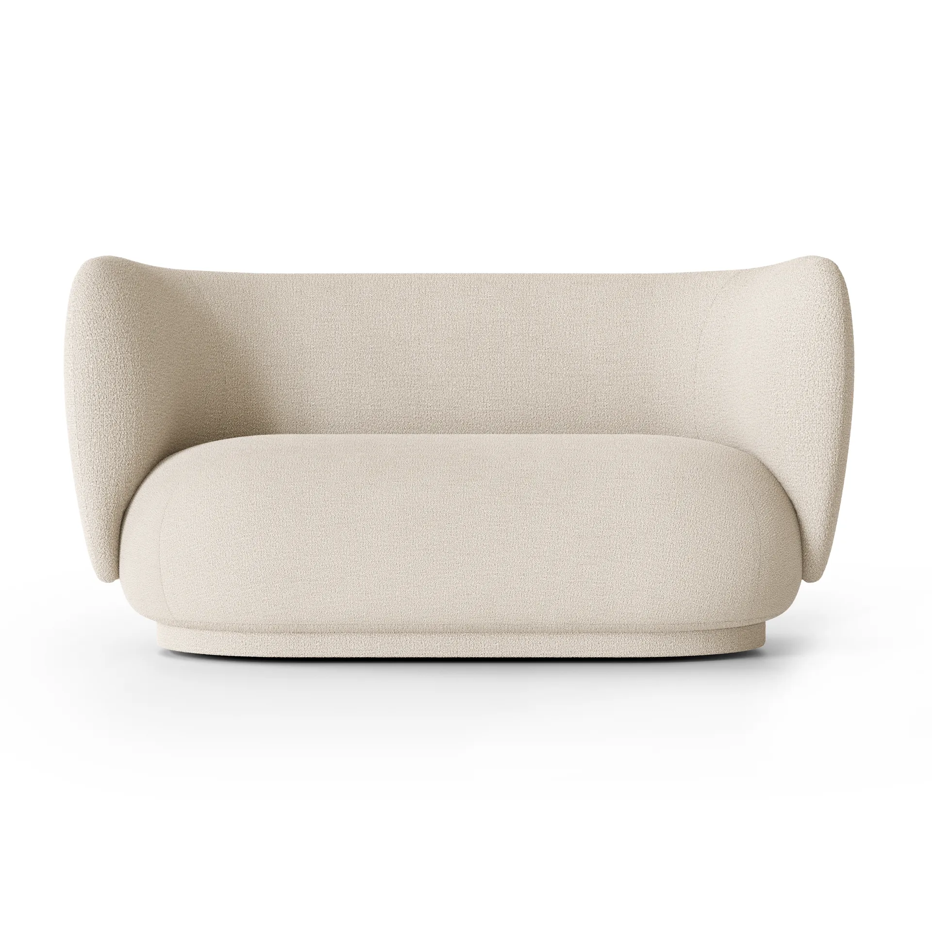 Rico sofa bouclé 2-seter, Wool bouclé offwhite Ferm Living