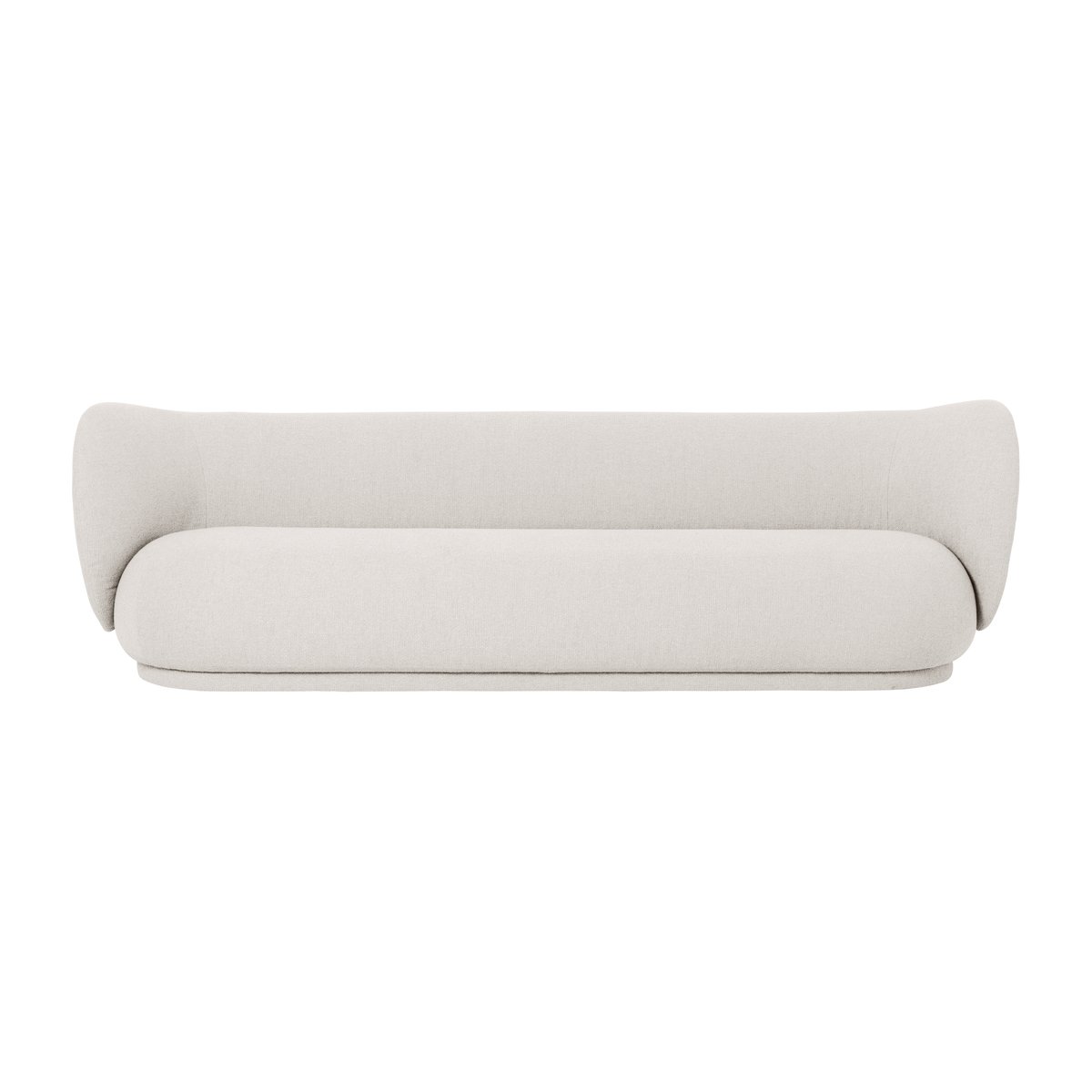 Ferm Living Rico sofa bouclé 4-seter Bouclé offwhite