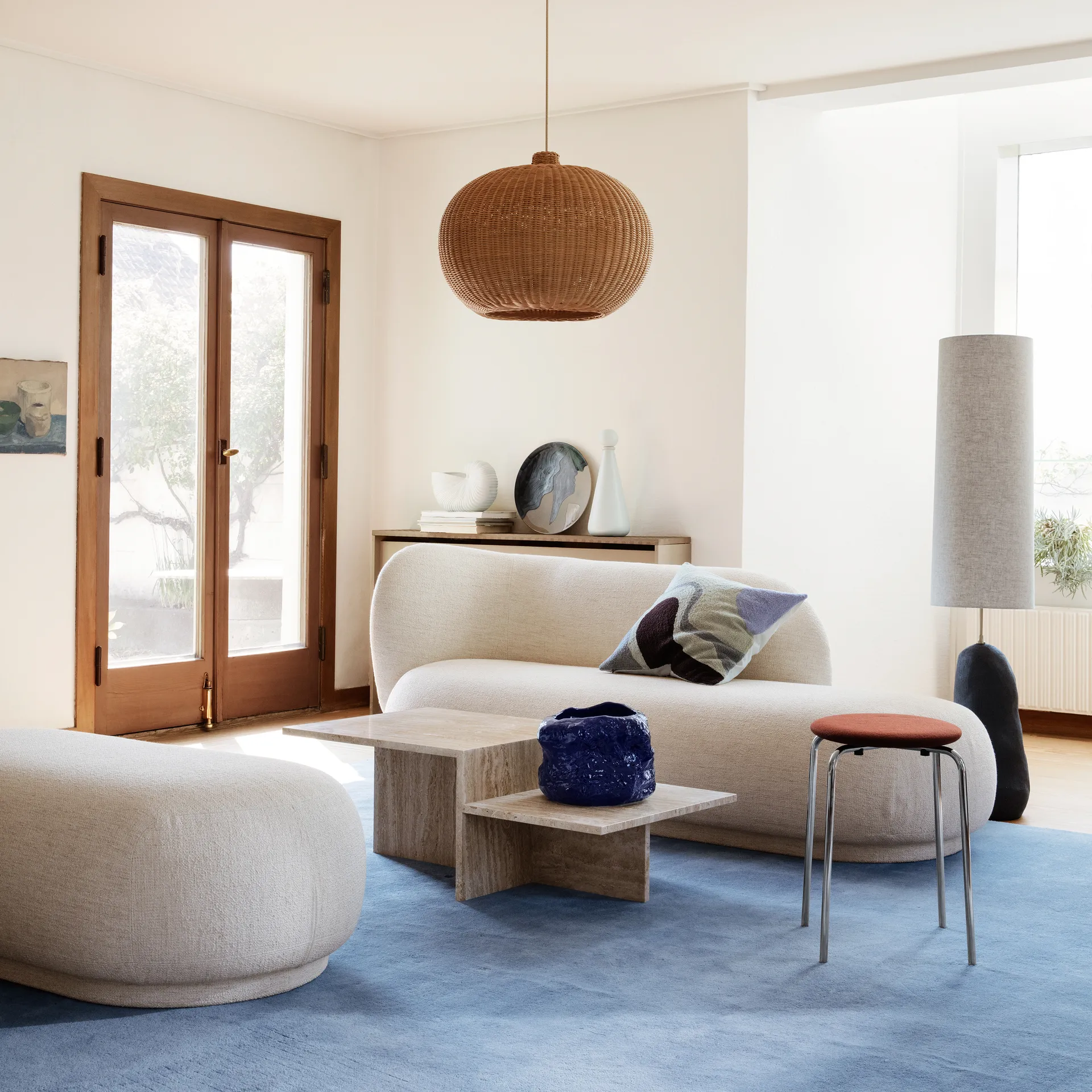 Rico sofa bouclé 4-seter, Bouclé offwhite Ferm Living