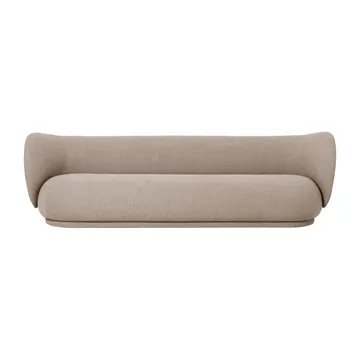 Rico sofa bouclé 4-seter - Bouclé sand - Ferm Living
